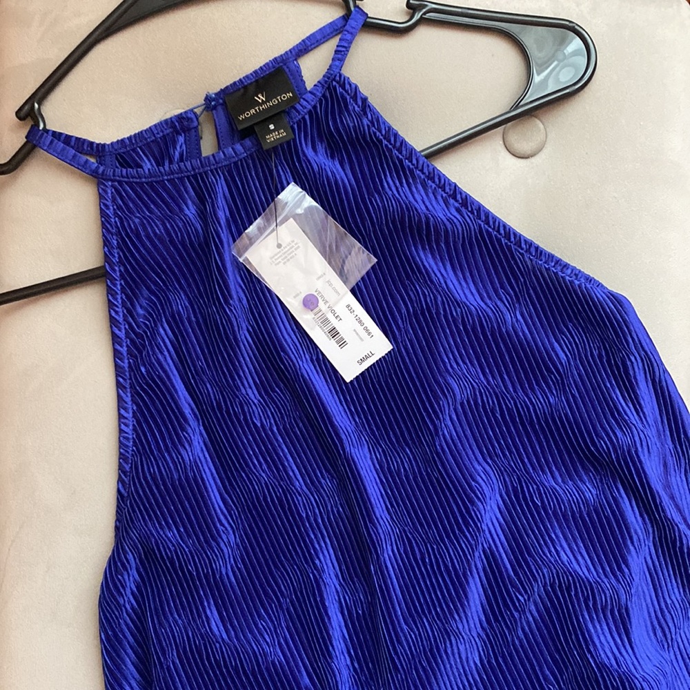 Royal blue top 💎